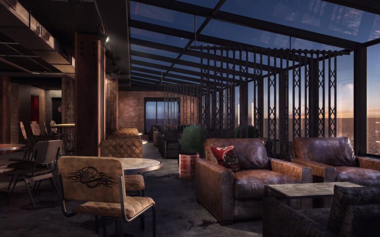 Norwegian Encore The District Lounge