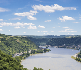 Rhein Geh auf Kreuzfahrt