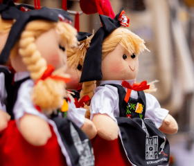 Handpuppe Geh auf Kreuzfahrt