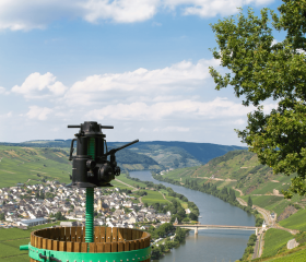 Mosel Ausblick Geh auf Kreuzfahrt