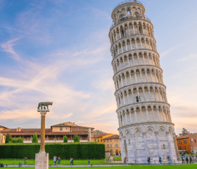 Pisa Geh auf Kreuzfahrt