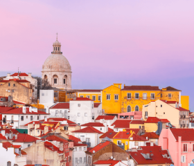 Lissabon Geh auf Kreuzfahrt