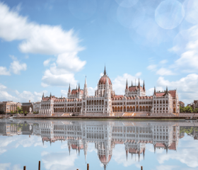 Budapest Geh auf Kreuzfahrt