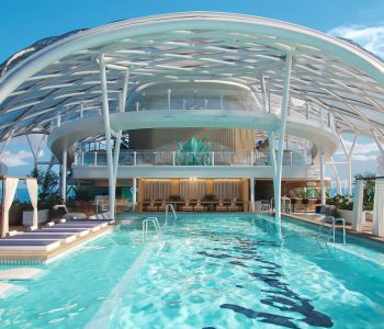 Pooldeck der Mein Schiff Flow
Unterschied zur Relax ist das Artwork