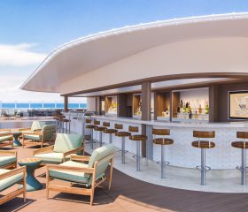 Norwegian Encore; Encore; Breakaway Class; architectural rendering; architecture; ships; Public Spaces; Vibe Beach Club