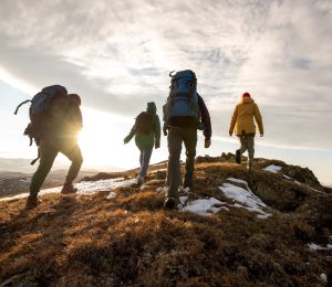 Landausflug, April 2023, Wandern, Gruppe